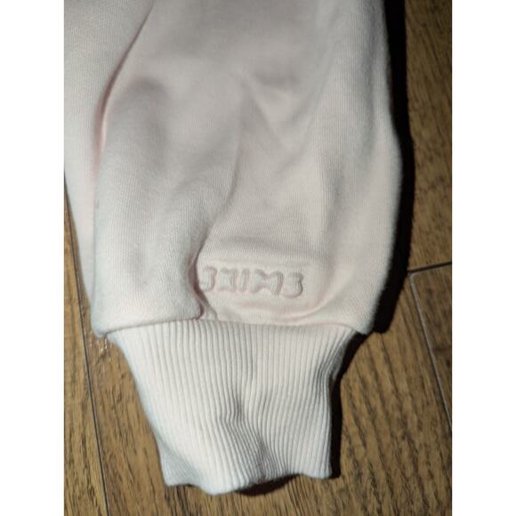 SKIMS Cotton Fleece Classic Pullover Hoodie Barely Pink Size Small - Picture 2 of 8